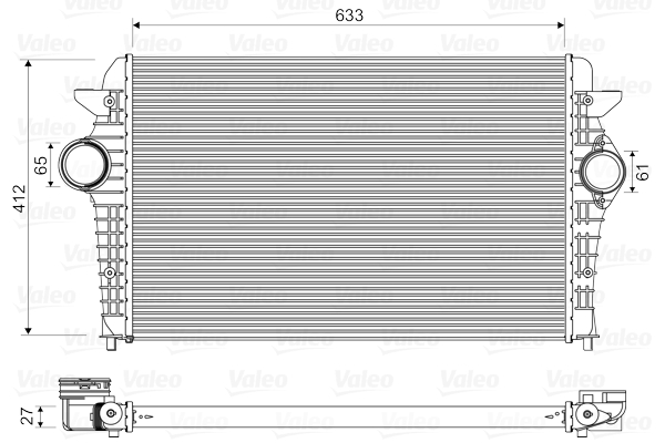 Interkoeler Valeo 818344