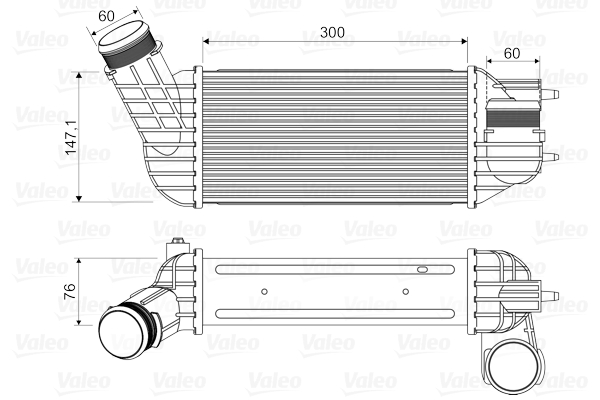 Interkoeler Valeo 818345