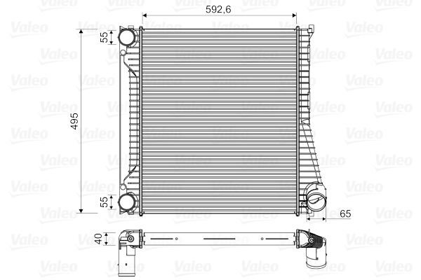 Interkoeler Valeo 818346