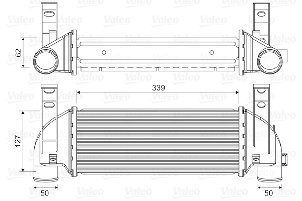 Interkoeler Valeo 818353