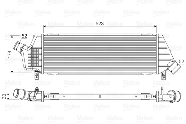 Interkoeler Valeo 818354