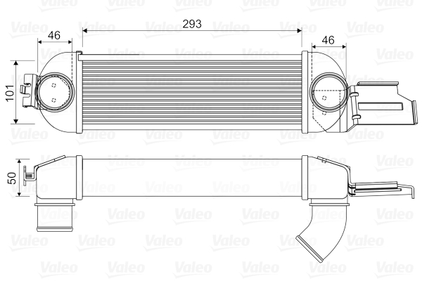 Interkoeler Valeo 818355