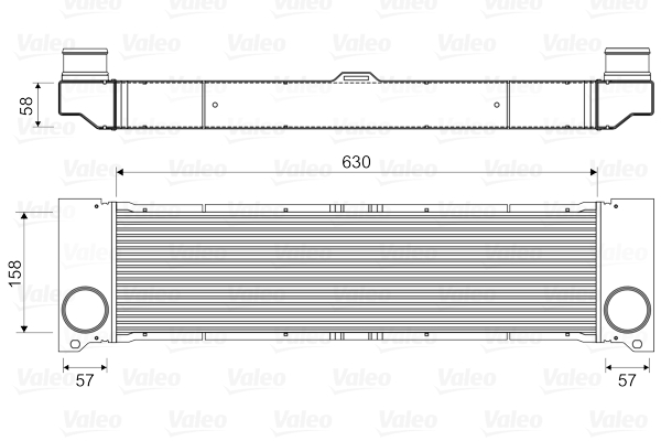 Interkoeler Valeo 818356