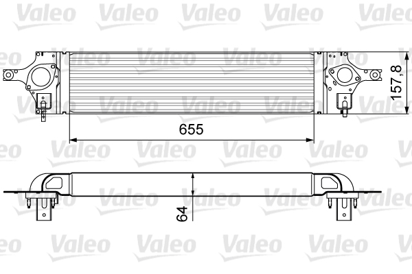 Interkoeler Valeo 818358