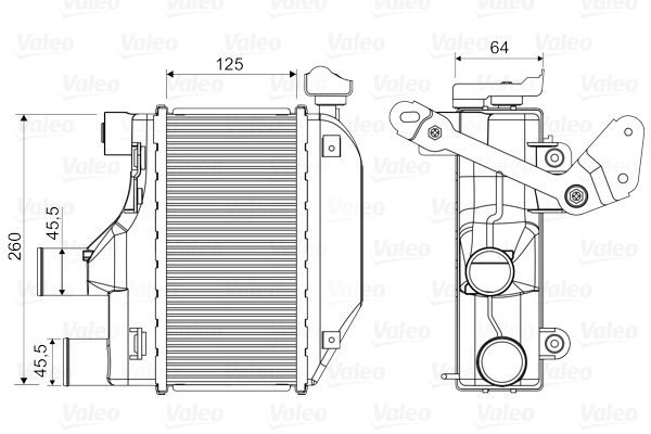 Interkoeler Valeo 818362