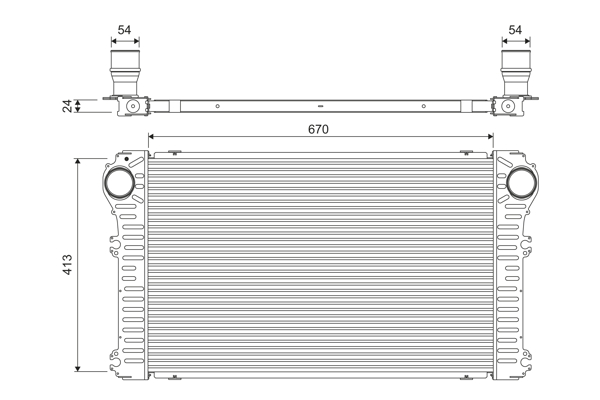 Interkoeler Valeo 818363