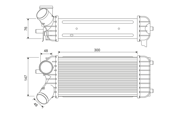 Interkoeler Valeo 818365