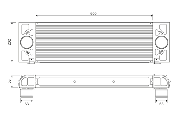 Interkoeler Valeo 818376