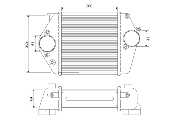 Interkoeler Valeo 818380