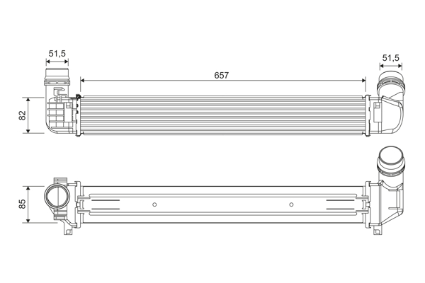 Interkoeler Valeo 818389