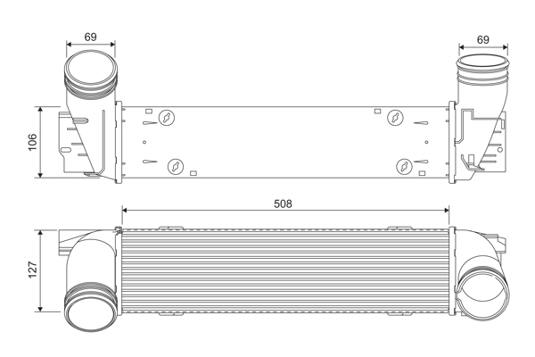 Interkoeler Valeo 818392