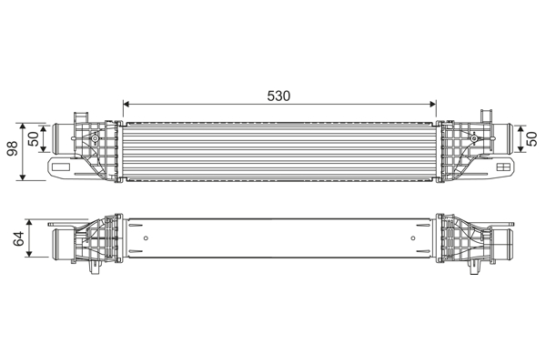 Interkoeler Valeo 818541