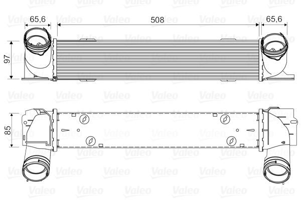 Interkoeler Valeo 818553