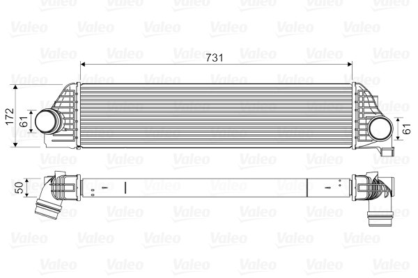 Interkoeler Valeo 818561