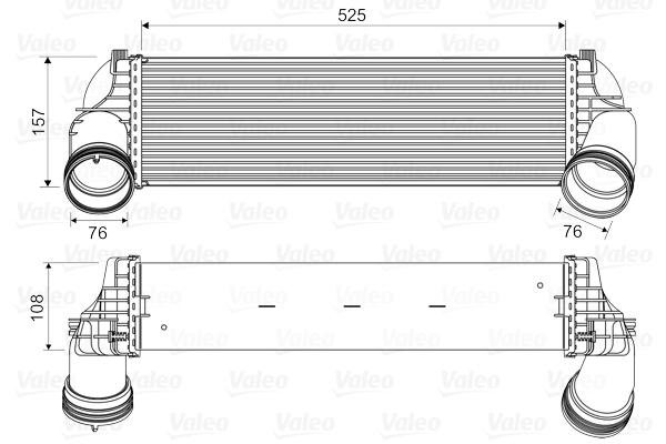 Interkoeler Valeo 818562