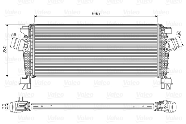 Interkoeler Valeo 818566