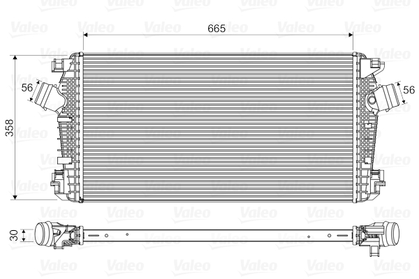 Interkoeler Valeo 818567