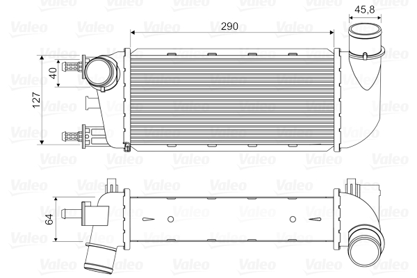 Interkoeler Valeo 818582