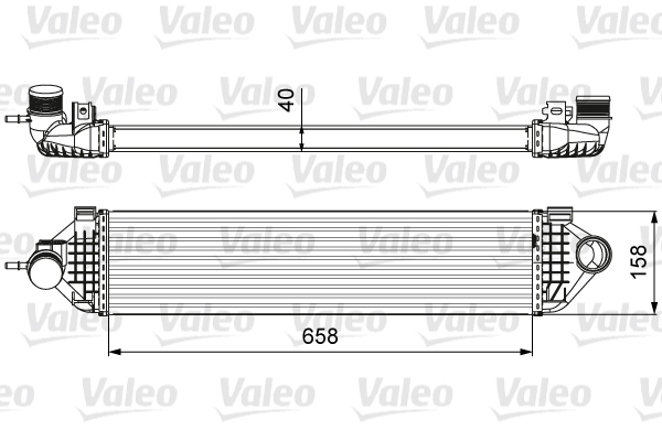 Interkoeler Valeo 818600