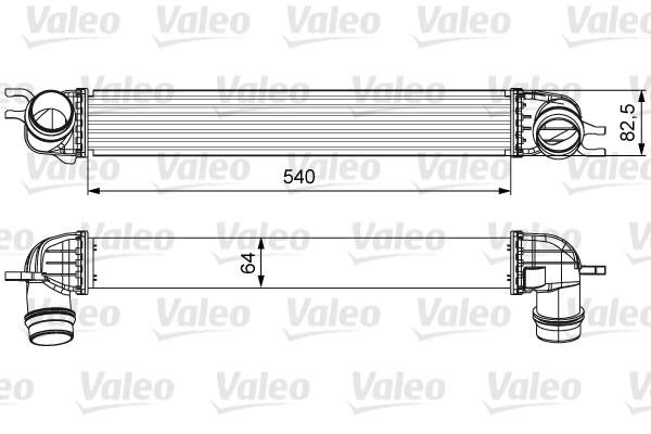 Interkoeler Valeo 818605