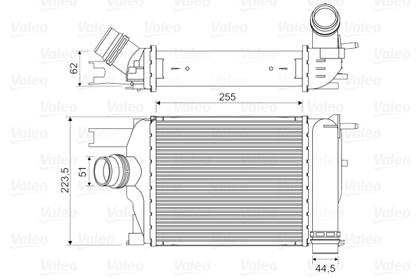 Interkoeler Valeo 818609