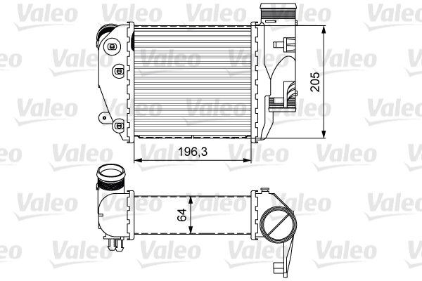 Interkoeler Valeo 818610