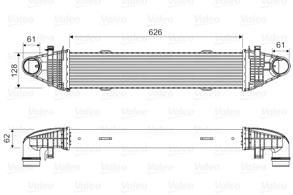 Interkoeler Valeo 818616