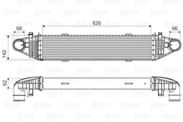 Interkoeler Valeo 818617