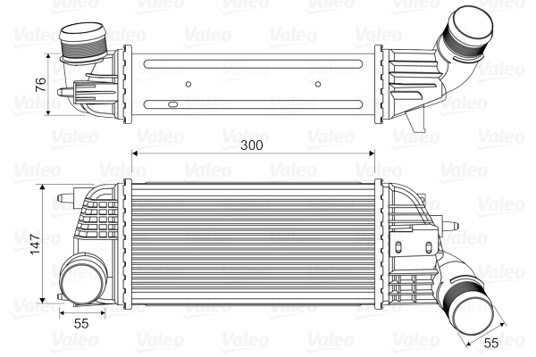 Interkoeler Valeo 818620