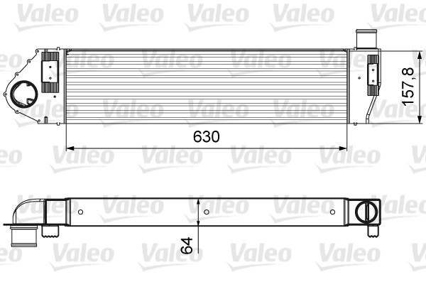 Interkoeler Valeo 818621