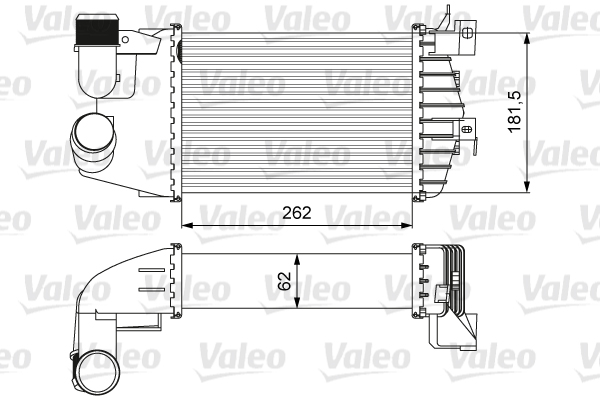 Interkoeler Valeo 818627