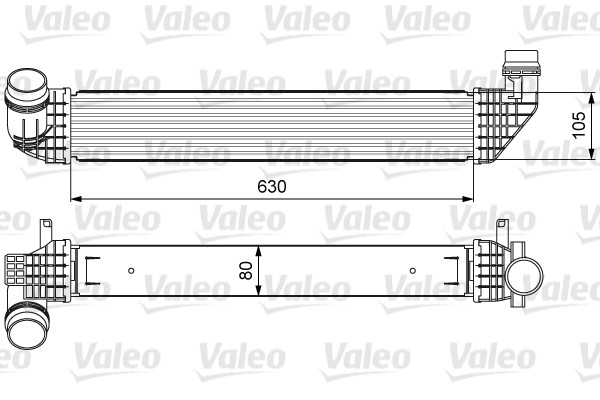 Interkoeler Valeo 818636