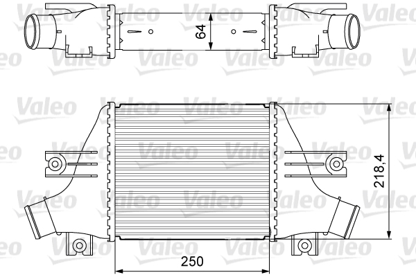 Interkoeler Valeo 818638