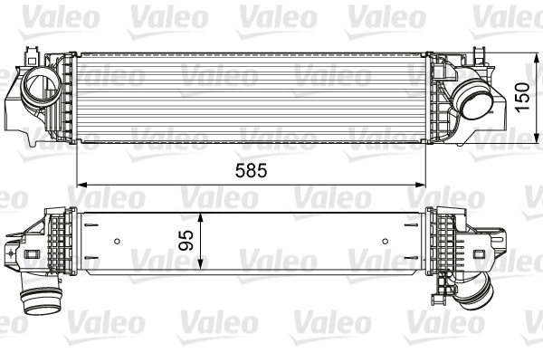 Interkoeler Valeo 818640