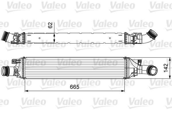 Interkoeler Valeo 818643