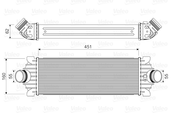 Interkoeler Valeo 818644