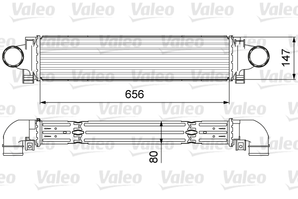 Interkoeler Valeo 818646