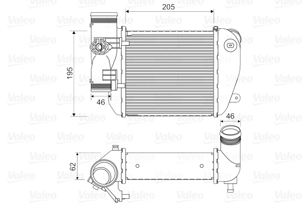 Interkoeler Valeo 818653