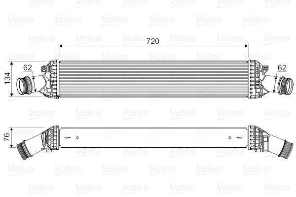 Interkoeler Valeo 818654