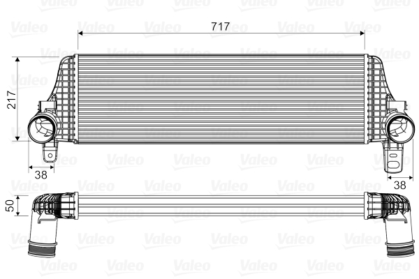 Interkoeler Valeo 818659