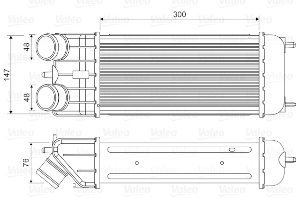 Interkoeler Valeo 818663