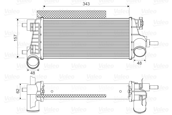 Interkoeler Valeo 818667