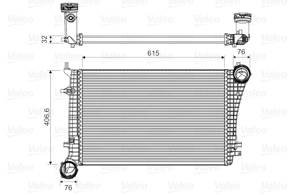 Interkoeler Valeo 818675