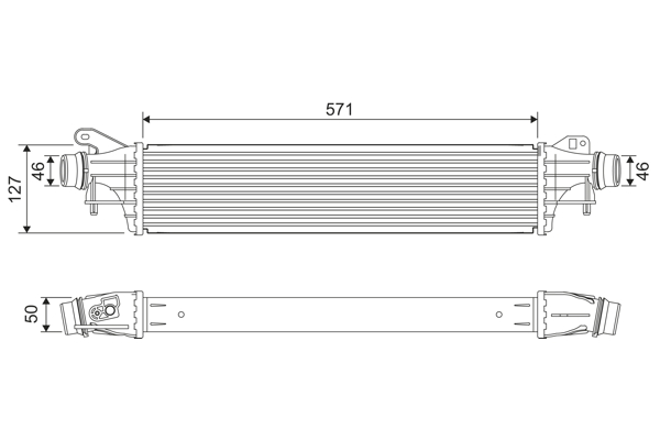 Interkoeler Valeo 818681