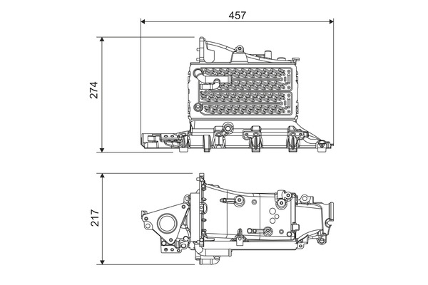 Interkoeler Valeo 818685