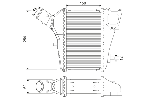 Interkoeler Valeo 818686