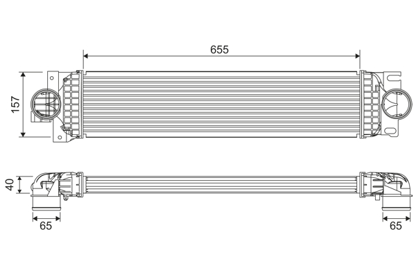 Interkoeler Valeo 818699