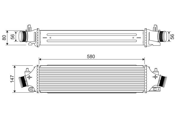 Interkoeler Valeo 818700