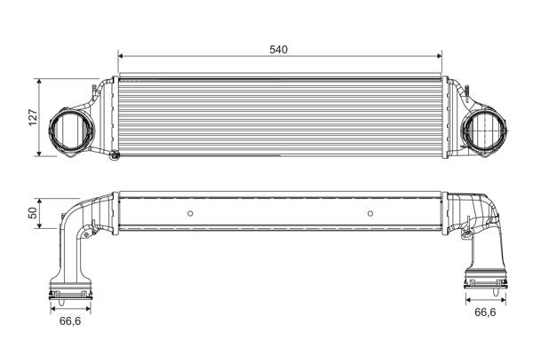 Interkoeler Valeo 818715