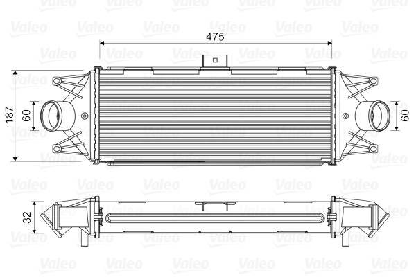 Interkoeler Valeo 818724